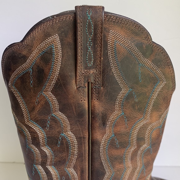 Ariat Women’s Heritage Western R-Toe Boots Sassy Brown 6 - Picture 2 of 11